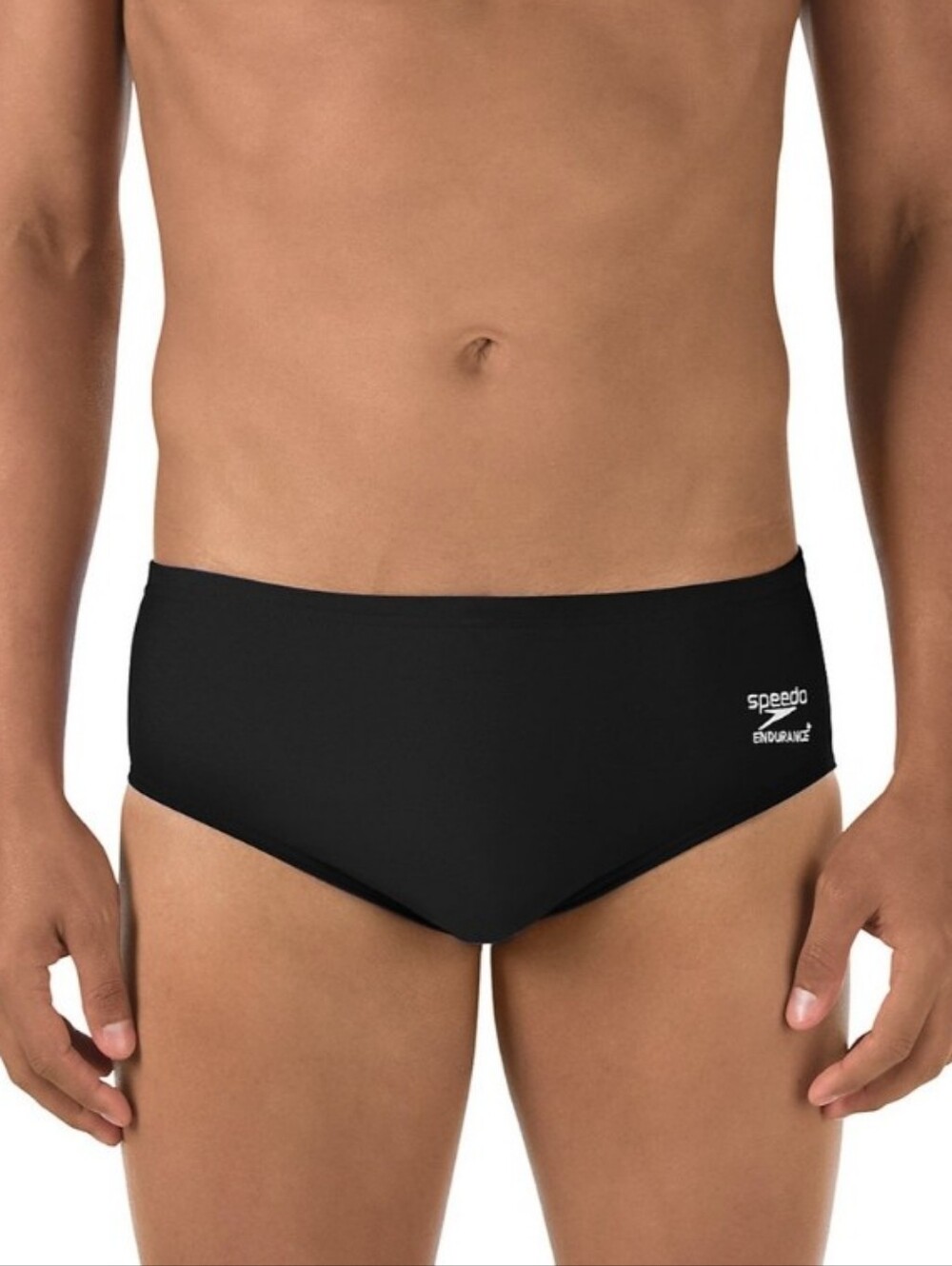 Speedo Black Men's Endurance Plus Swim Brief